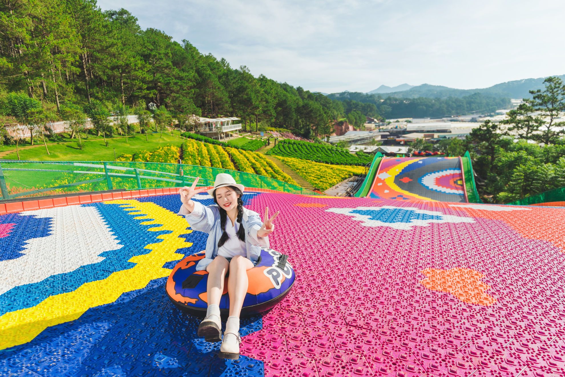 Đường Trượt Phao Tại Đà Lạt